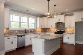 KCD Brooklyn White Drawer Base Cabinet - BW-DB27-3