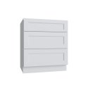 (image for) Brooklyn White 3-Drawer Base Cabinet - BW-DB24-3