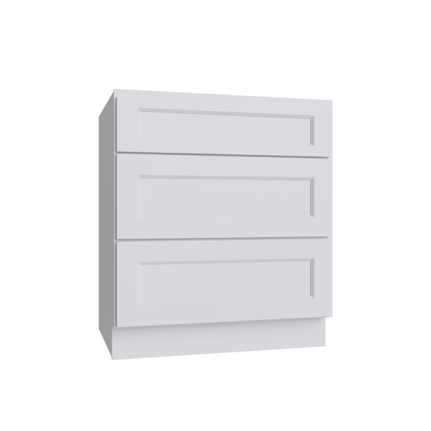 (image for) Brooklyn White 3-Drawer Base Cabinet - BW-DB36-3