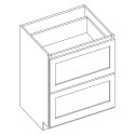 (image for) Brooklyn White 2-Drawer Base Cabinet - BW-DB36-2