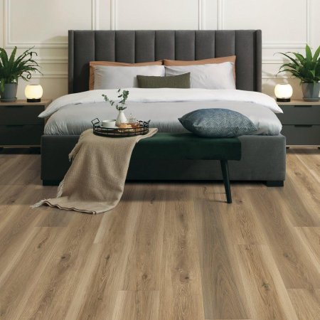 (image for) Matrexx Floor Kings Canyon 9" x 60" Waterproof Rigid Click LVP- Moccasin Oak 590 019