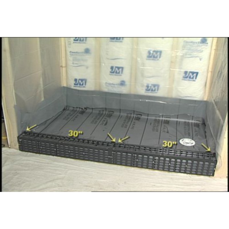 (image for) MARK E. INDUSTRIES 543 Kirb Perfect Shower Curb