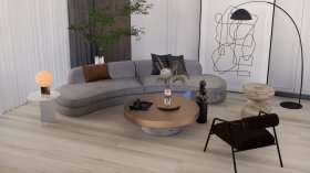 Kihome 9" x 60" SPC Luxury Vinyl Plank 12mil - KS209