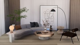 Kihome 9" x 60" SPC Luxury Vinyl Plank 22mil - KS6901