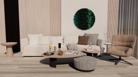 Kihome 9" x 60" SPC Luxury Vinyl Plank 20mil - KS8804