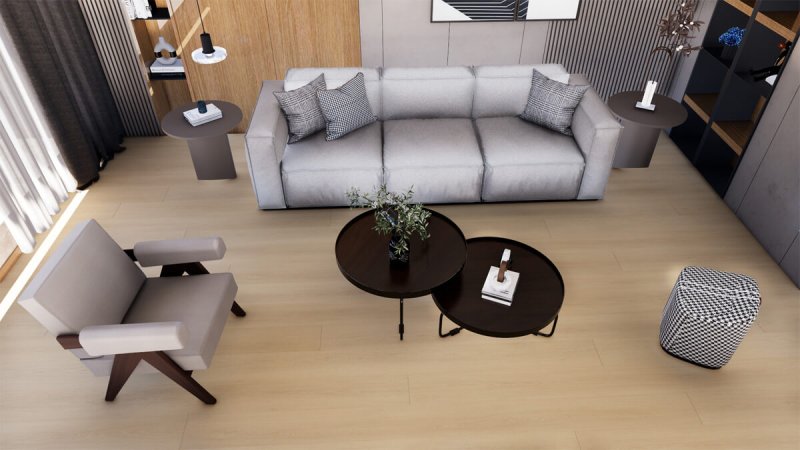 (image for) Kihome 9" x 72" SPC Luxury Vinyl Plank 20mil - KS906