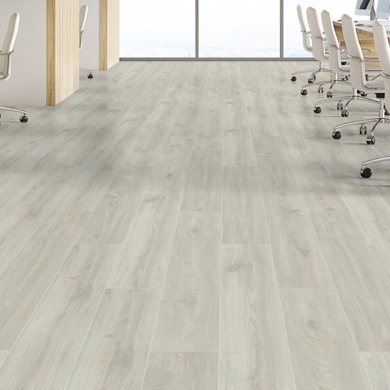 (image for) Parkay Mercury 9-1/2" x 54-3/8" Waterproof Laminate Plank - Nova White LF-PARMERNOV