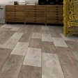 (image for) Parkay Mercury 9-1/2" x 54-3/8" Waterproof Laminate Plank - Saturn Mix Brown LF-PARMERSAT