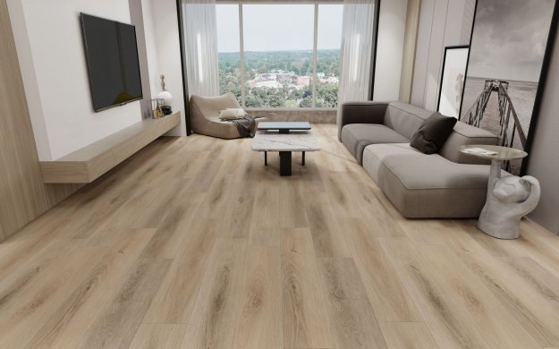 (image for) Lions Floor Comfort Heights 9.5" x 60" Waterproof Laminate Plank - Cedar View - LI-CH10