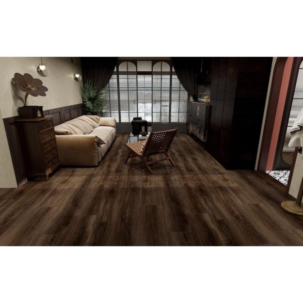 (image for) Lions Floor Comfort Heights 9.5" x 60" Waterproof Laminate Plank - River Walk - LI-CH13