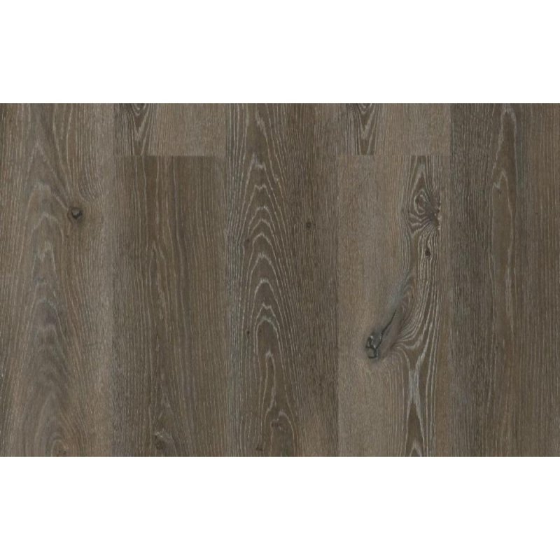 LIONS FLOOR Grande 7\" x 48\" SPC Vinyl Plank - Flint Mocha - LI-HP02