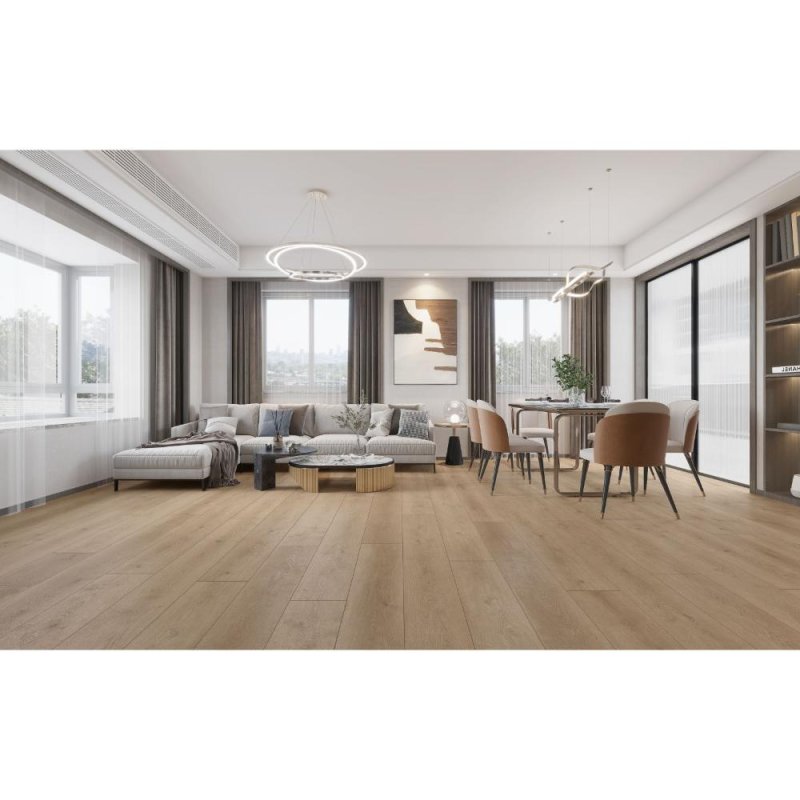 (image for) LIONS FLOOR Indoor Delight 9" x 60" SPC Vinyl Plank - Peacock Flush - LI-ID08