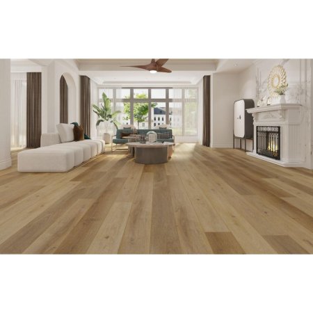 (image for) LIONS FLOOR Lone Star Spirit 7" x 72" SPC Vinyl Plank - Toffeenut Umber - LI-TS102V2