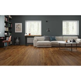 LIONS FLOOR Lone Star Spirit 7" x 72" SPC Vinyl Plank - Chocolat - LI-TS105V2