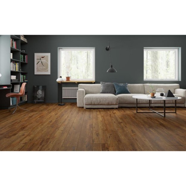 (image for) LIONS FLOOR Lone Star Spirit 7" x 72" SPC Vinyl Plank - Chocolat - LI-TS105V2