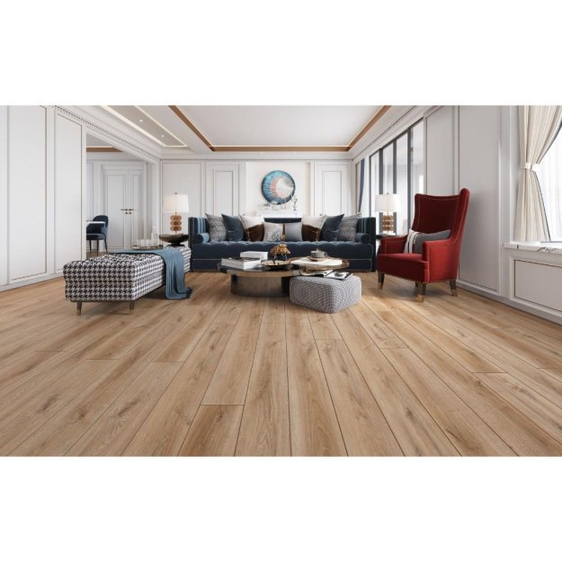 (image for) LIONS FLOOR Lone Star Spirit 7" x 72" SPC Vinyl Plank - Skyfall Groove - LI-TS107V2