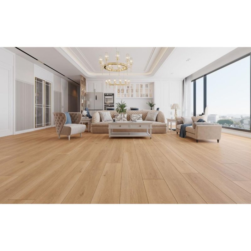 (image for) LIONS FLOOR Lone Star Spirit XL 9" x 72" SPC Vinyl Plank - Backyard Garnish - LI-TS202