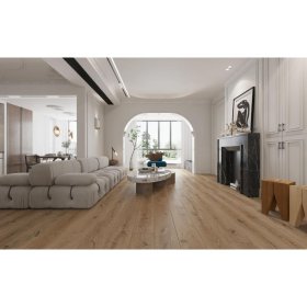 LIONS FLOOR Lone Star Spirit XL 9" x 72" SPC Vinyl Plank - Forgotten Bark - LI-TS205