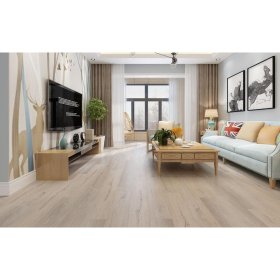 LIONS FLOOR Versa 7" x 48" SPC Vinyl Plank - White Wash - LI-W01