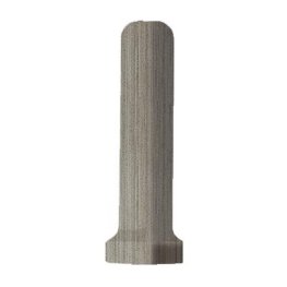 Marazzi Lounge14 1" x 6" Color Body Porcelain Stoneware Coordinating Trim Cove Base Out-Angle - Sidecar ULHG (Grey)