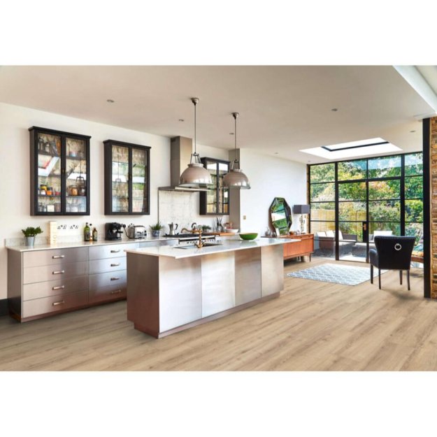 (image for) Maxxi Floors Room Suite 54.33 x 9.52 Waterproof Surface Laminate Floor - Luxor Oak Platin RV821ZF