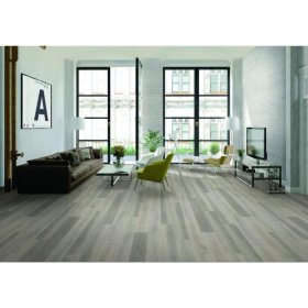 Maxxi Floors Aqua 8” x 48” Waterproof Surface Laminate Floor - Magnolia Oak