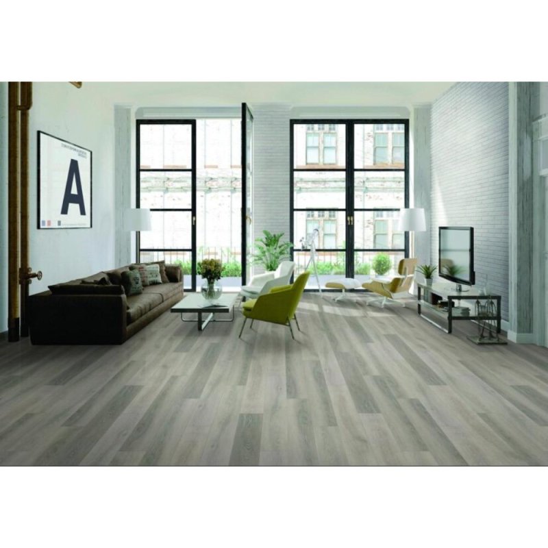 (image for) Maxxi Floors Aqua 8” x 48” Waterproof Surface Laminate Floor - Magnolia Oak