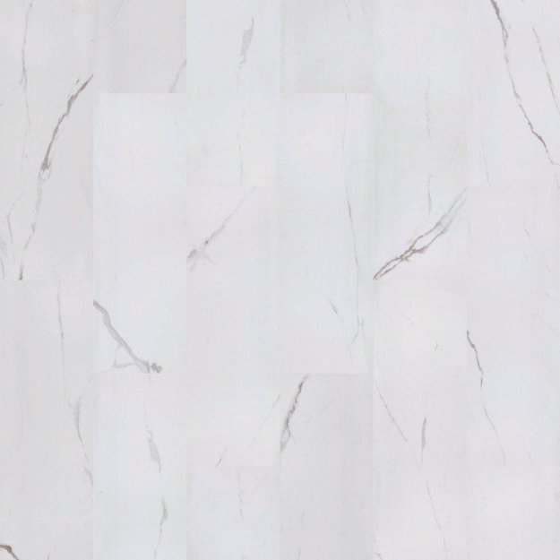 (image for) Mattrexx Carrara 12" x 36" Luxury Vinyl Tile DB - Bianco - 463 101