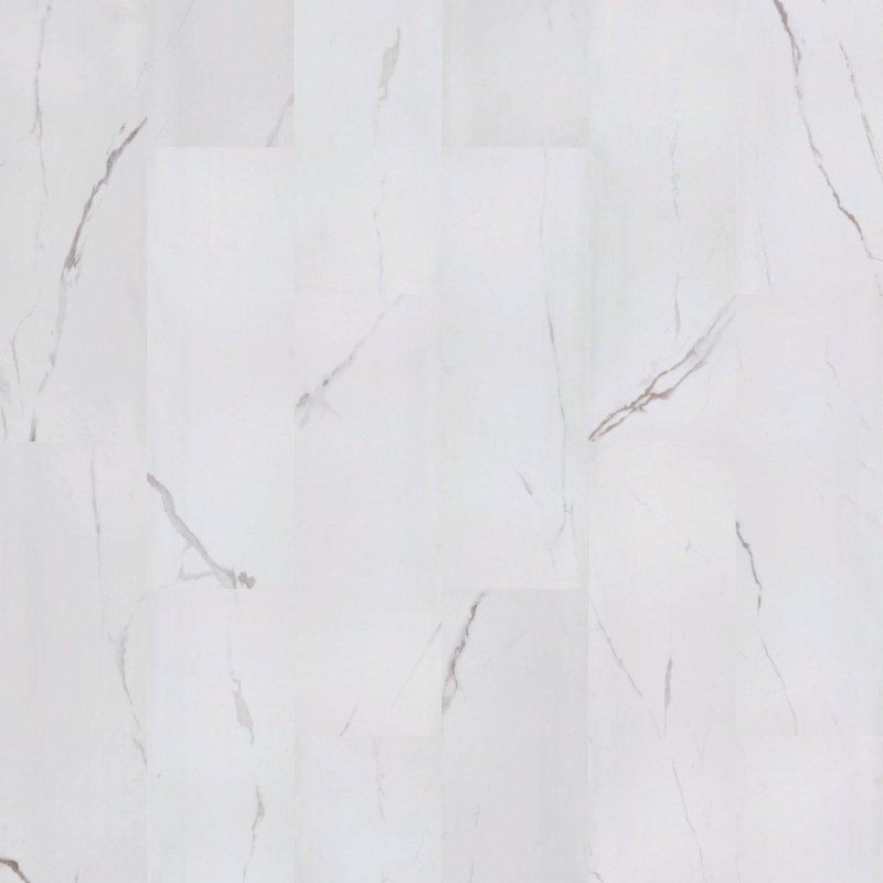 Mattrexx Carrara 12\" x 36\" Luxury Vinyl Tile DB - Bianco - 463 101