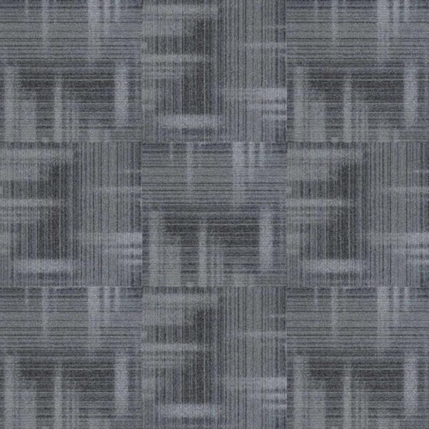 Next Floor Bandwidth 19.7\" x 19.7\" Solution-Dyed Nylon Carpet Tiles - Meteorite NF883008