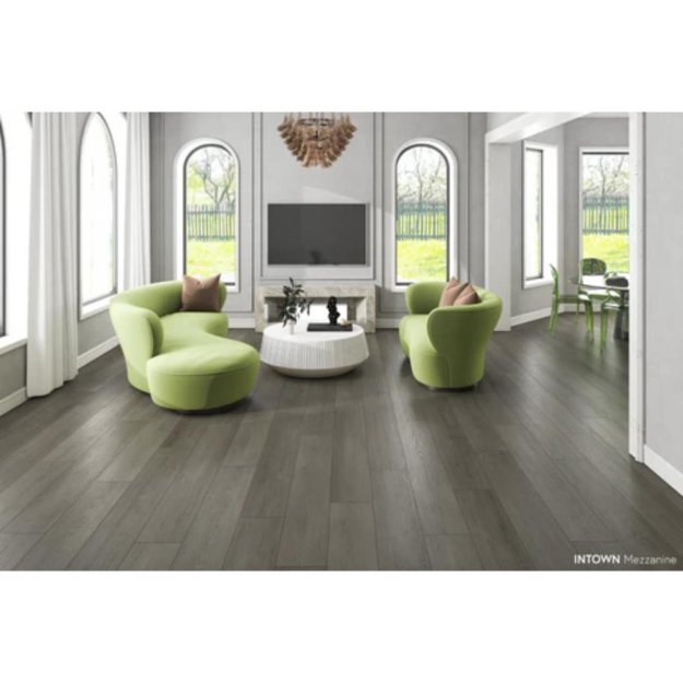 (image for) Chesapeake Flooring Intown 9.1" x 60.3" SPC Luxury Vinyl Plank - Mezzanine CWH1557
