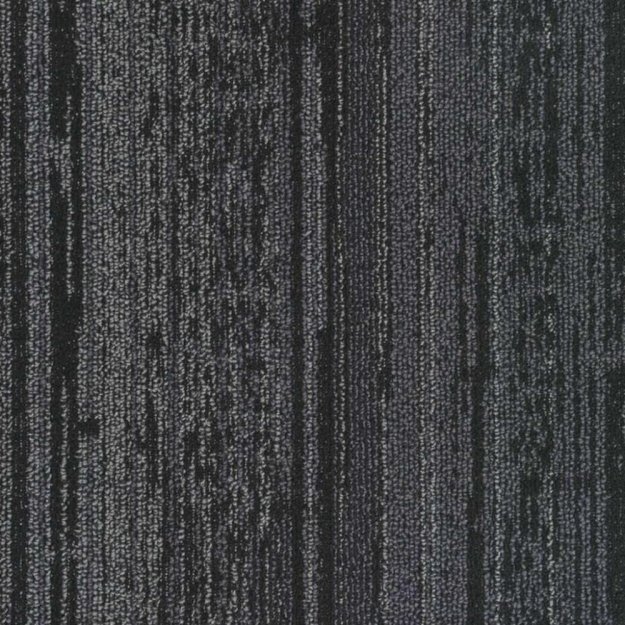 (image for) Next Floor Content Plus 19.7" x 39.4" Solution-Dyed Nylon Carpet Tiles - Midnight NF706001