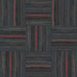 (image for) Next Floor Hightlight 19.7" x 39.4" Solution-Dyed Nylon Carpet Tiles - Midnight Flare NF707101