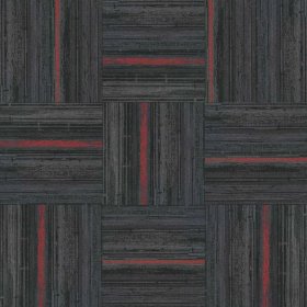 Next Floor Hightlight 19.7" x 39.4" Solution-Dyed Nylon Carpet Tiles - Midnight Flare NF707101