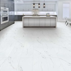 Next Floor Monumental Plus 12" x 36" Rigid Click LVT - Honed Carrara - 570 106