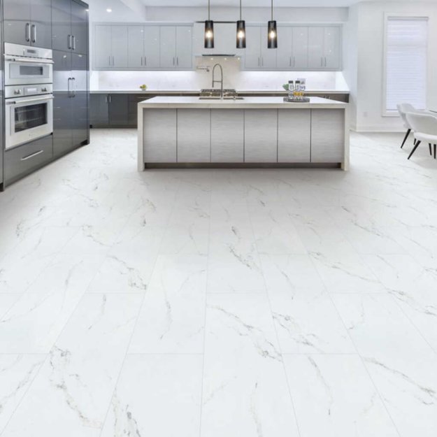 (image for) Next Floor Monumental Plus 12" x 36" Rigid Click LVT - Honed Carrara - 570 106