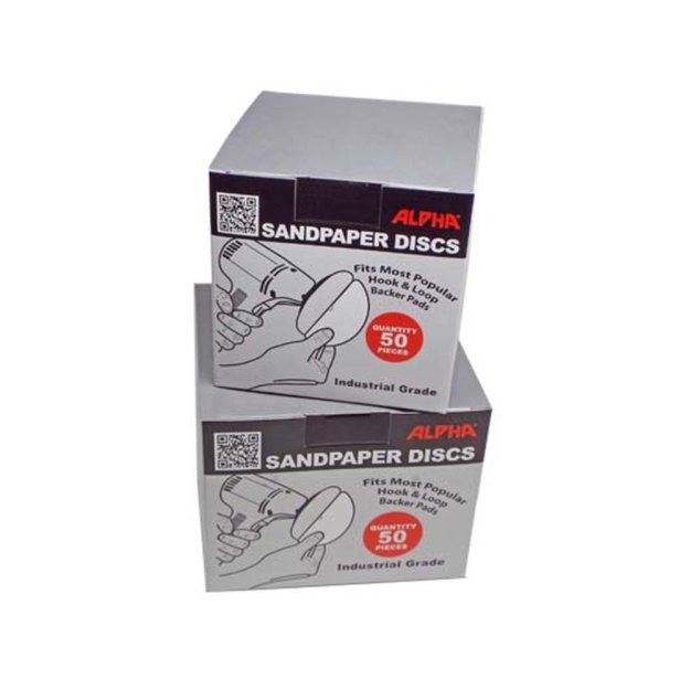 (image for) ALPHA MP40KIT Assorted Grit 4" Concrete and Marble Polishing Sandpaper - 50 Pack