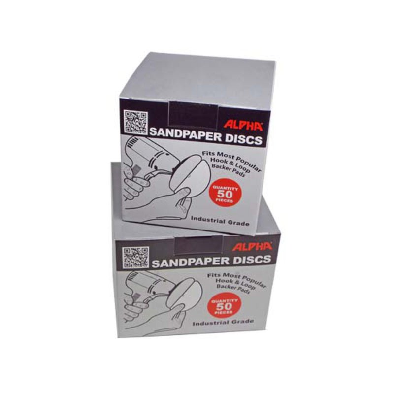 (image for) ALPHA MP40320 320 Grit 4" Concrete and Marble Polishing Sandpaper - 50 Pack