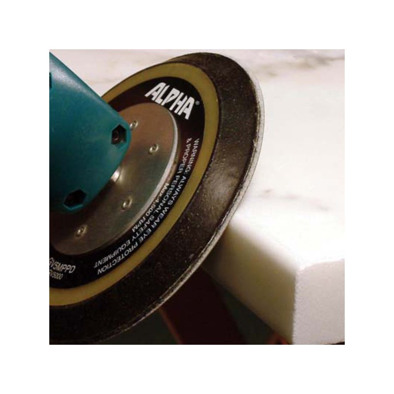 (image for) ALPHA MP40320 320 Grit 4" Concrete and Marble Polishing Sandpaper - 50 Pack