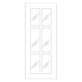 Brae 15" x 42" Mullion Door - BRA-MDW1542