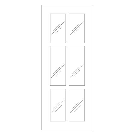 (image for) Castleton 18" x 42" Mullion Door - CAS-MDW1842