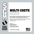 (image for) SGM UWAK103 Multi-Crete All-Purpose Thin-Set Mortar 50 Lbs. - White