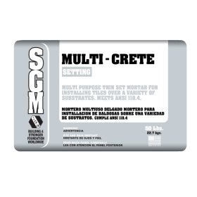 SGM UWAK103 Multi-Crete All-Purpose Thin-Set Mortar 50 Lbs. - White