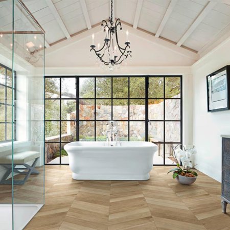 (image for) Marazzi Treverksoul 4X21 Tile - Neutral Chevron TR60