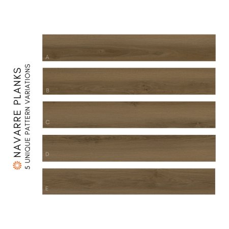 (image for) SOLSTONE Coastal 7" x 48" SPC Luxury Vinyl Plank 12mil - Navarre