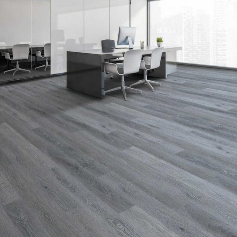 (image for) Next Floor Center Point 6" x 48 Luxury Vinyl Plank - Graphite Oak - NF464026