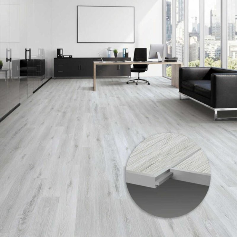 (image for) Next Floor Center Point 6" x 48 Luxury Vinyl Plank - Oyster Oak - NF464016