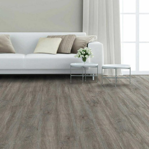 (image for) Next Floor Indestructible 7 1/4" x 48 Luxury Vinyl Plank DB - Pewter Oak - 415 056