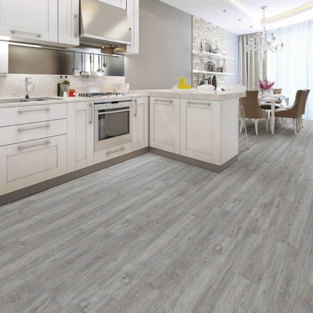 (image for) Next Floor Indestructible 7 1/4" x 48 Luxury Vinyl Plank DB - Silver Oak - 415 038