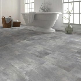 Next Floor Patina 18" x 24" Luxury Vinyl Tile DB - Antique Pewter - 419 016